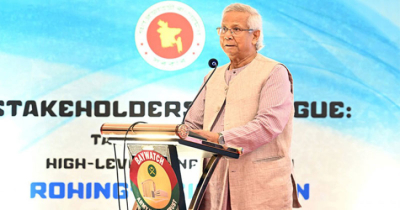রোহিঙ্গা সংকটের সমাধান মিয়ানমারে : প্রধান উপদেষ্টা