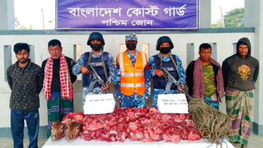 সুন্দরবনে অভিযানে হরিণের মাংস উদ্ধার, শিকারি আটক 