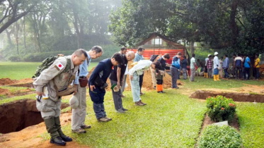 চট্টগ্রাম ওয়ার সিমেট্রি থেকে জাপানে গেল সৈন্যদের দেহাবশেষ