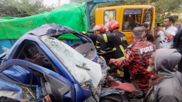 হবিগঞ্জে ট্রাক-পিকআপ সংঘর্ষে দুজন নিহত