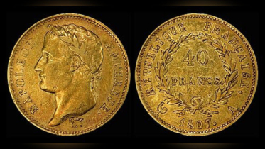 ফ্রান্সে প্রথমবারের মতো মুদ্রা ‘ফ্রাঁ’ চালু হয়