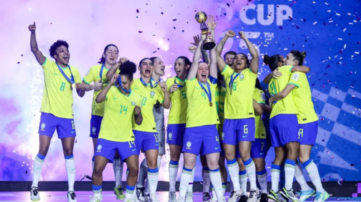 ফুটসাল নারী বিশ্বকাপের প্রথম আসরে চ্যাম্পিয়ন ব্রাজিল