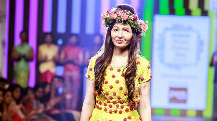 হাজারো অ্যাসিড আক্রান্ত নারীর কণ্ঠস্বর র‌্যাম্প মডেল রেশমা কুরেশি