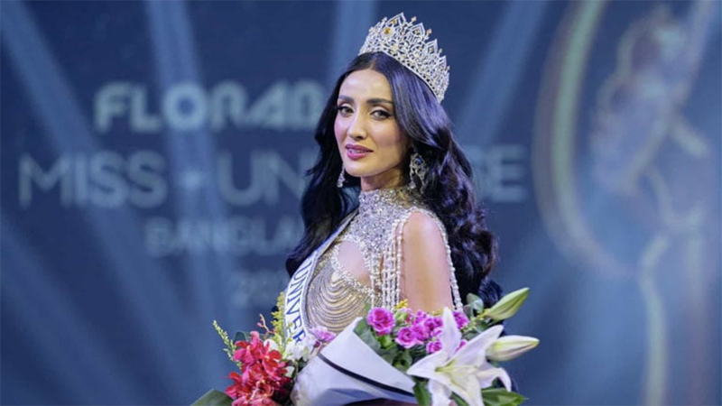 মিস ইউনিভার্সে মিথিলার পদার্পণ। ছবি: ফেসবুক