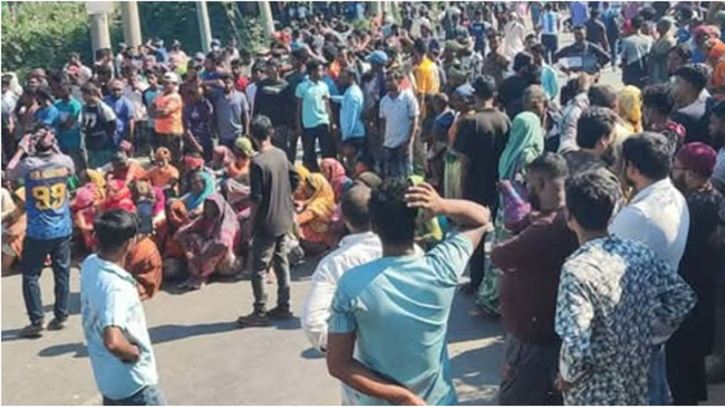 সাভারে ইটভাটা বন্ধে অভিযানের প্রতিবাদে মহাসড়ক অবরোধ