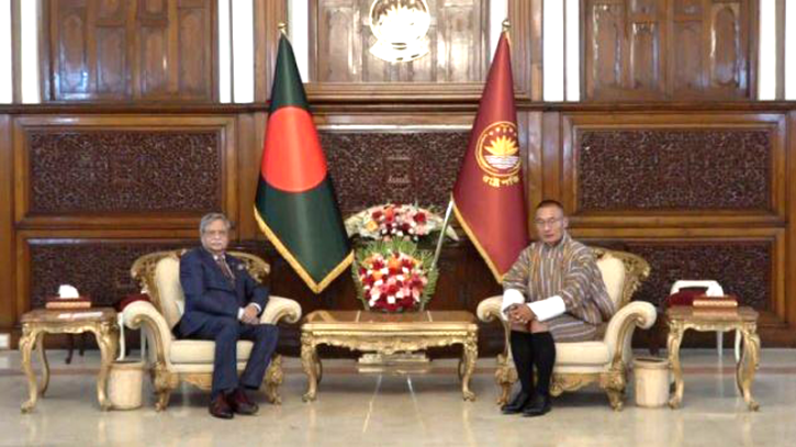 রাষ্ট্রপতির সঙ্গে ভুটানের প্রধানমন্ত্রীর সাক্ষাৎ
