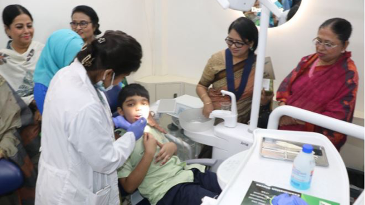 বিশেষ চাহিদাসম্পন্ন শিশুদের জন্য ডেন্টাল ইউনিট চালু