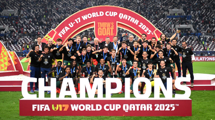 অনূর্ধ্ব–১৭ বিশ্বকাপ জয়ে ইতিহাস গড়ল পর্তুগাল