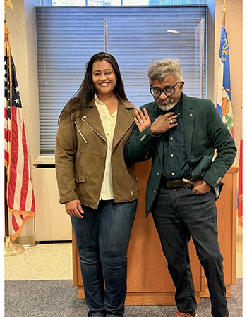 বিয়ে সারলেন দু’জন। ছবি: ফেসবুক