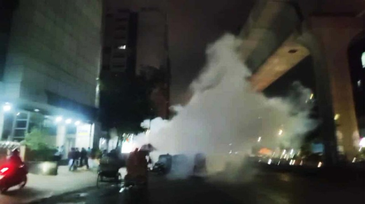 এনসিপি কার্যালয়ের সামনে ককটেল বিস্ফোরণ, আটক ৫