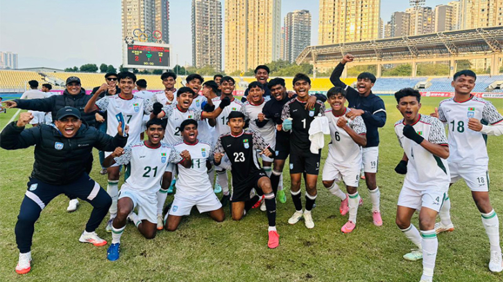 এশিয়ান কাপের আর এক ধাপ কাছে বাংলাদেশ 