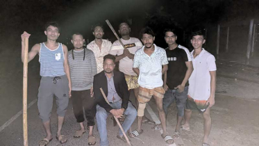 ডাকাত–অপহরণ আতঙ্কে রাত জেগে পাহারা স্থানীয়দের