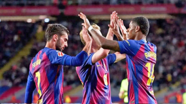 জয়ে ফিরলো বার্সেলোনা, ব্যবধান কমালো রিয়ালের সঙ্গে