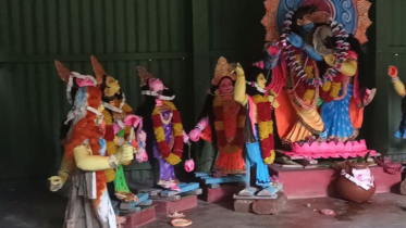 এলেঙ্গায় রাধাগোবিন্দ রাসলীলা মন্দিরের ১১ প্রতিমা ভাঙচুর