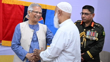 সেনাকুঞ্জে প্রধান উপদেষ্টার সঙ্গে জামায়াত আমিরের কুশল বিনিময়