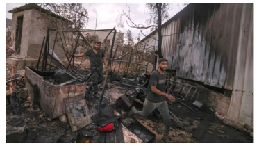 পশ্চিম তীরে ইসরায়েলি দখলদার বসতি স্থাপনকারীদের ব্যাপক হামলা