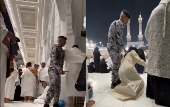 মসজিদে হারামে নিরাপত্তাকর্মীর অসদাচরণ, নেটিজেনদের সমালোচনা