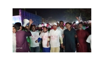 বিপ্লব ও সংহতি দিবসে পার্বতীপুরে বিএনপির শোভাযাত্রা