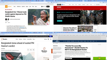 আন্তর্জাতিক গণমাধ্যমে শেখ হাসিনার মামলার রায়