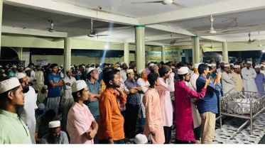 অগ্নিকাণ্ডে নিহত মুহাম্মদ আলীর জানাজা সম্পন্ন