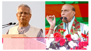 ভারত উত্তেজনাপূর্ণ সম্পর্ক চায় না, ড. ইউনূসকে রাজনাথ