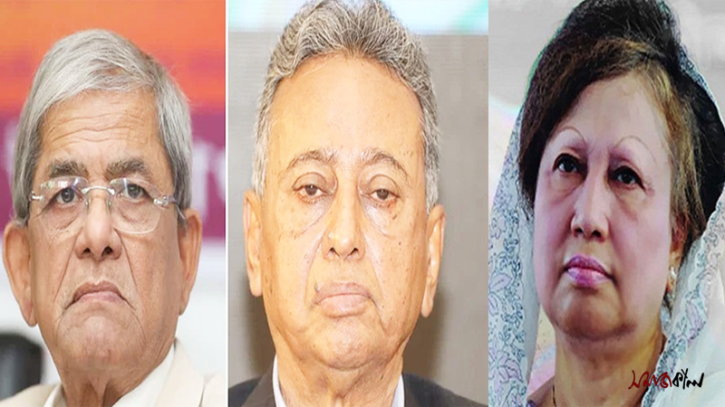 খালেদা জিয়াকে দেখতে হাসপাতালে মির্জা ফখরুল ও আমীর খসরু