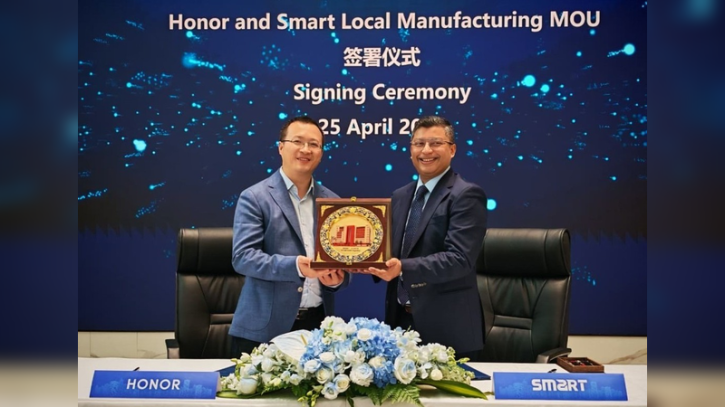 বাংলাদেশে উৎপাদন শুরু করতে যাচ্ছে এআই প্রযুক্তি ব্র্যান্ড অনার