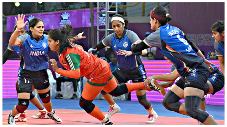 কাবাডি বিশ্বকাপে ভারতের কাছে হারল বাংলাদেশ নারী দল