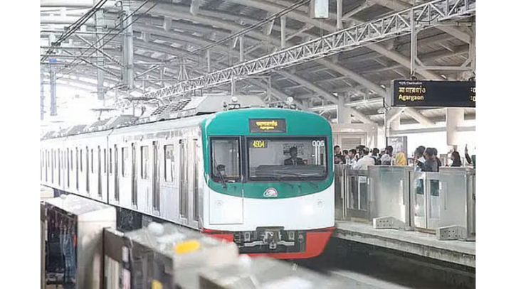 ১৫ মিনিট বন্ধের পর মেট্রোরেল চলাচল স্বাভাবিক
