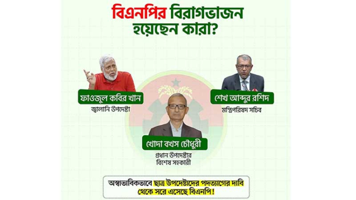 বিএনপি, জামায়াত ও এনসিপি: কোন দল কোন উপদেষ্টাদের নিয়ে শঙ্কিত? বিএনপি, জামায়াত ও এনসিপি: কোন দল কোন উপদেষ্টাদের নিয়ে শঙ্কিত?