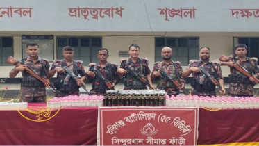 হবিগঞ্জে ২৫ লাখ টাকার মাদক ও চোরাচালানি পণ্য জব্দ