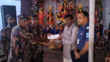 উখিয়া-টেকনাফে শান্তিপূর্ণভাবে শেষ দুর্গাপূজার আনুষ্ঠানিকতা