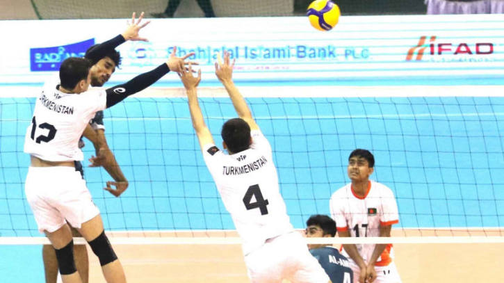 হাড্ডাহাড্ডি লড়াইয়ে বাংলাদেশকে হারিয়ে কাভা কাপের ফাইনালে তুর্কমেনিস্তান হাড্ডাহাড্ডি লড়াইয়ে বাংলাদেশকে হারিয়ে কাভা কাপের ফাইনালে তুর্কমেনিস্তান