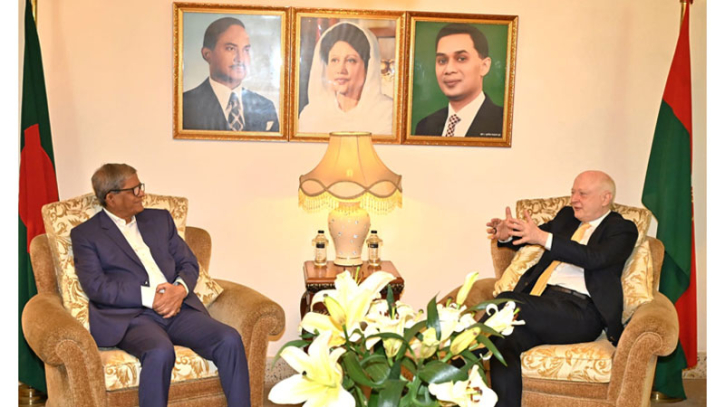 মির্জা ফখরুলের সঙ্গে ড. রুডিগার লোটজের সৌজন্য সাক্ষাৎ