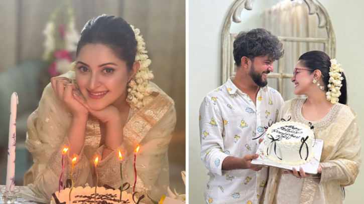 পরীমণি জন্মদিনের প্রথম কেক কাটলেন অর্কর সঙ্গে পরীমণি জন্মদিনের প্রথম কেক কাটলেন অর্কর সঙ্গে