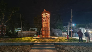 নাটোরে ’জুলাই শহীদ স্মৃতিস্তম্ভ’ উদ্বোধন