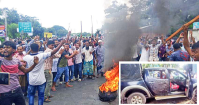 ভাঙ্গায় আসন পুনর্বিন্যাস বিরোধী বিক্ষোভে সহিংসতা
