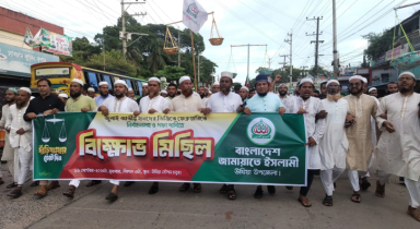  উখিয়ায় জামায়াতের বিক্ষোভ ও পথসভা